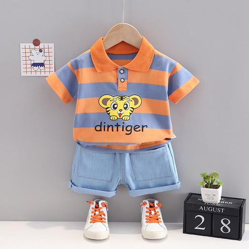 Boys summer T-shirt short sleeve suit