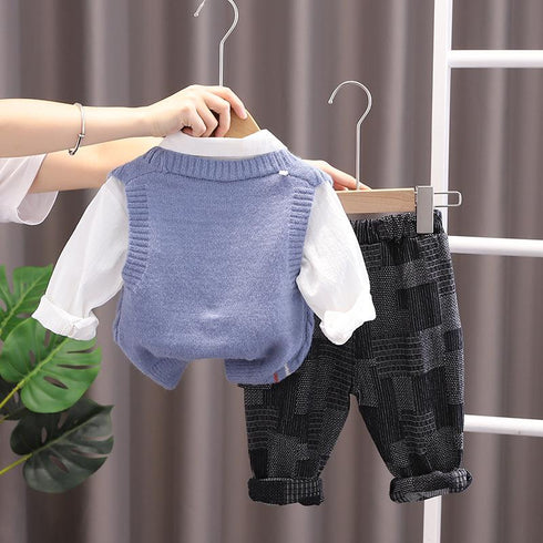 Children's sweater cardigan set of three