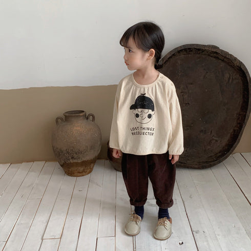 Cotton Loose Long Sleeve Spring and Autumn Baby Top