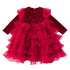 Festival plus velvet dress New Year Christmas dress dress red dress