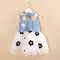 Summer New Girls Denim Gauze Stitching Dress Sleeveless Dress