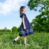 College Style Summer Dress Children's Navy Collar Skirt