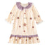 Spring And Autumn Girls Five-pointed Star Long Sleeve Sleeping Skirt