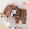 Children's Cashmere Suit Winter Dress Two-Piece Set