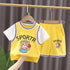 Summer children's casual short sleeve T-shirt set