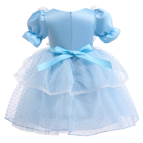Girls' Dress Summer Children's New Princess Dress Mesh Paggy Dress