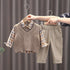 Boy's Plaid Shirt Knit Vest Set of Three