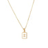 Cube Fritillaria Pendant Necklace