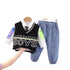 Boys Spring and Autumn Knit Vest Set Three Pieces