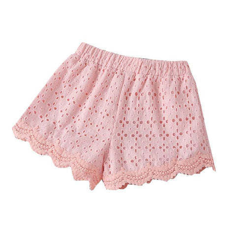 Summer Girl's Lace Shorts