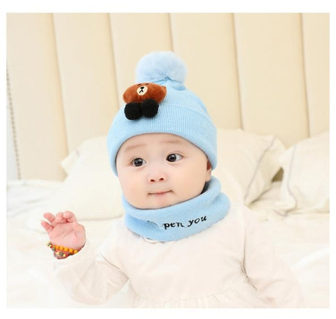 Baby hat warm in autumn and winter Circumference 13.4-16.5 inch(34-42cm)