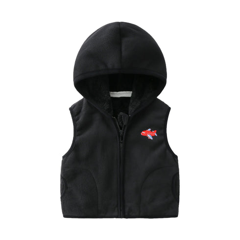 Fleece Vest with Optional Hood