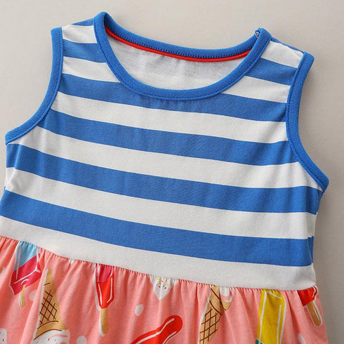 Summer Girl's Ice Cream Dress