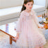 Autumn girl princess dress little girl unkempt dress children's gauze dress lace sweet gauze dress