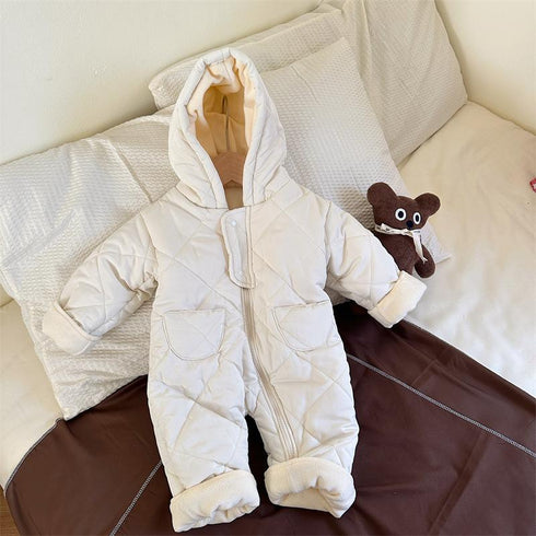 Lingge baby out of the suit jumpsuit cotton-padded jacket