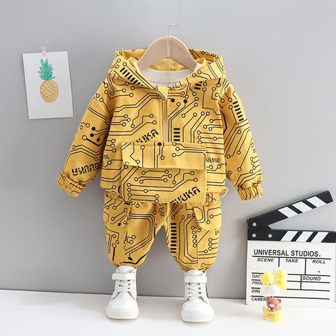 Spring and Autumn Children's Long Sleeve Two-Piece Set