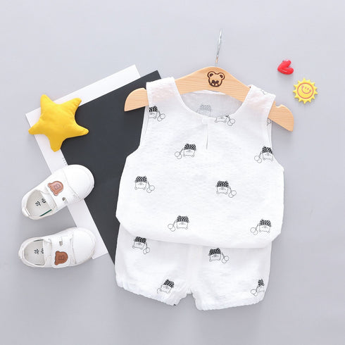 Children's Summer Vest Set Two-Piece Set
