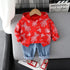 Spring and Autumn Baby Cartoon Wear Two-Piece Set