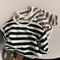Spring and Autumn Children's Long Sleeve T-shirt Striped Casual Top