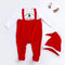 Christmas baby winter jumpsuit