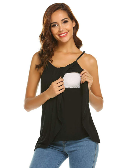 Summer Nursing Top for Pregnant Women