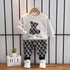 Spring and Autumn Boys Long Sleeve Two-Piece Set