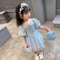 Summer New Girls Style Princess Dress Girls Party Mesh Dress
