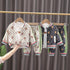 Two-piece spring and autumn suit for boys and girls