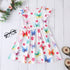 Summer Girls' Flying Sleeve Colorful Butterfly Princess Skirt