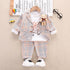 LAPEL SUIT Three Piece Performance Runway Suit Long Sleeve Suit