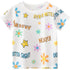 Summer girls star short sleeves