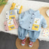Spring and Autumn Boys Shirt Long Sleeve Set Two-Piece Set