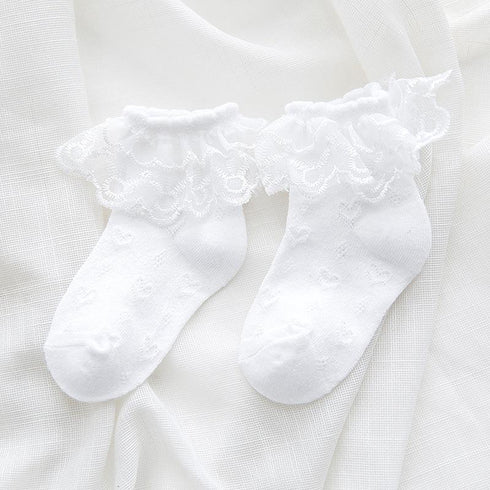Baby Lace Solid Breathable Socks