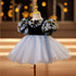 Girl's Fluffy Dress Princess Dress Baby's One-year-old Dress Girl's Fluffy Dress Party Performance Dress