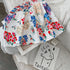 Girls Suspender Printed Dress 2022 Summer New Girls Loose Beach Dress