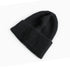 Monochrome casual knit flanged wool hat 15.74-18.89 inches
