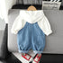 Spring and Autumn Children's Leisure Straps Two-Piece Set