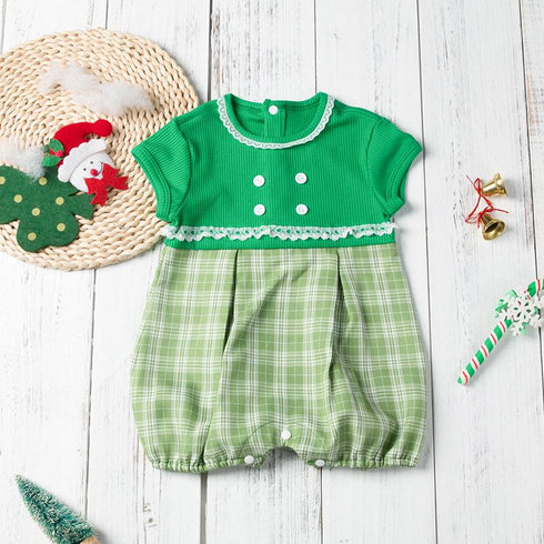 Christmas baby jumpsuit