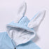 Autumn And Winter Baby Children's Clothing Rabbit Ear Jumpsuit Plus Velvet To Keep Warm