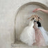 Solid Princess One Year Old Fluffy Skirt Mesh Suspender Dress