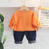 Boy's Spring and Autumn Two-Piece Set