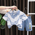 Boys summer short sleeve suit