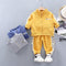 Spring and Autumn Boys Leisure Sports Suit Two-Piece Set