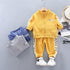 Spring and Autumn Boys Leisure Sports Suit Two-Piece Set