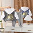 Spring and Autumn Boys Casual Cowboy Vest Set of Three