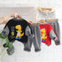 Children's Spring and Autumn Baseball Suit Set of Three