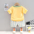 Summer Children's Short Sleeve Shorts Set