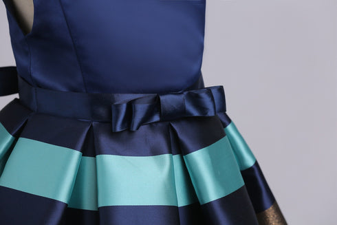 European And American Girls Dress Striped Dress Dress Dress Princess Dress