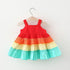 Baby Girl Summer Skirt Princess Dress Girl Rainbow Dress