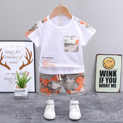 Summer casual children's clothing boy suit
